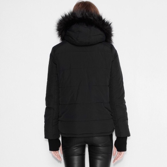 📸🆕 Z&V ღ Patch Quilt ღ Down Parka Faux Fur Trim - Picture 6 of 8